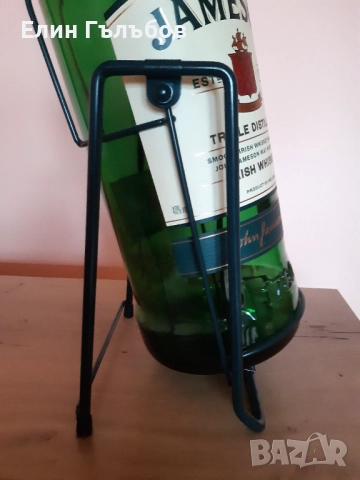 Бутилка (галон) от уиски JAMESON 4.5 литра със стойка (люлка), снимка 8 - Други - 52375399