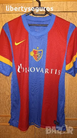 BASEL 2010 2012 HOME SHIRT FOOTBALL SOCCER JERSEY NIKE 383370-494 MENS SIZE S