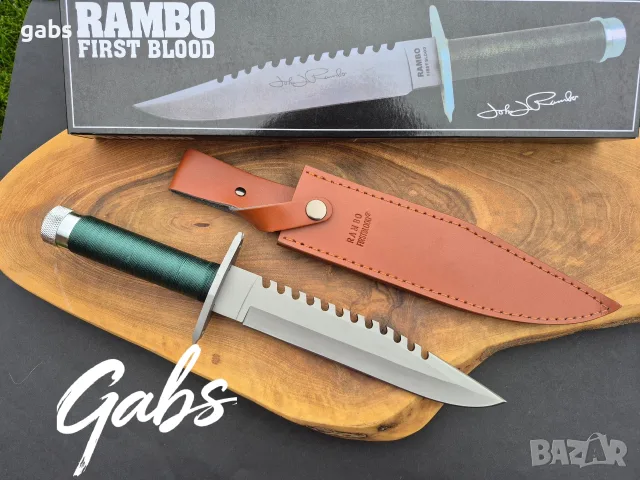 Нож за оцеляване RAMBO First Blood, снимка 4 - Ножове - 56226665