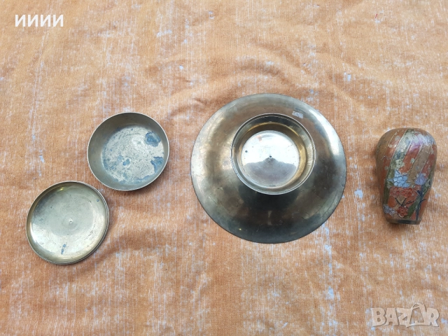 Месингови кутия фруктиера ваза , снимка 2 - Антикварни и старинни предмети - 52858981