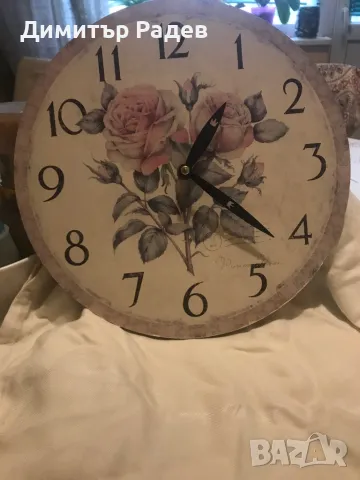   Стенни Часовници за бита и ежедневието цепи сек,ндата със кварцов механизам втора употреба., снимка 5 - Дамски - 48648313