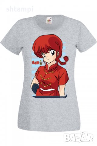Дамска тениска Ranma Saotome,Анимация,игра,Празник,Повод., снимка 5 - Тениски - 38073840