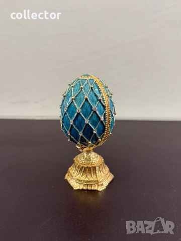 Емайлирана кутийка за бижута тип "Фабердже". №8132