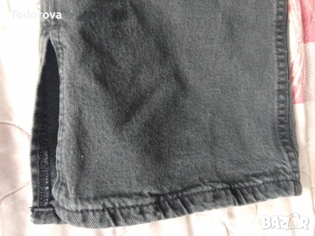 Черни дънки H&M 152, снимка 3 - Детски панталони и дънки - 47331951