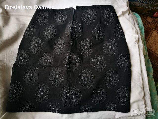 Ластична пола, черна, размер xs, s, снимка 2 - Поли - 29166192