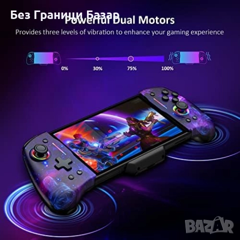 Нов NexiGo Gripcon Gen 2 – Ергономичен контролер за Switch със светлини, снимка 6 - Аксесоари - 51486491