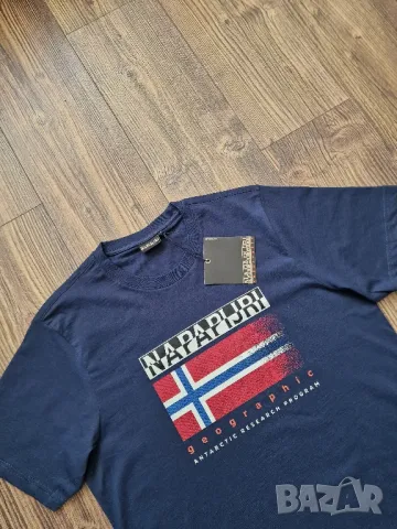 Страхотна мъжка тениска NAPAPIJRI размер S M L XL 2XL , снимка 3 - Тениски - 49420852