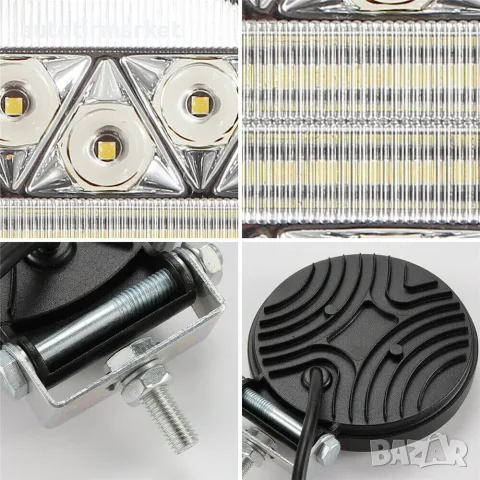LED халоген 34 диода 102W – GUN1300, снимка 2 - Аксесоари и консумативи - 56052355