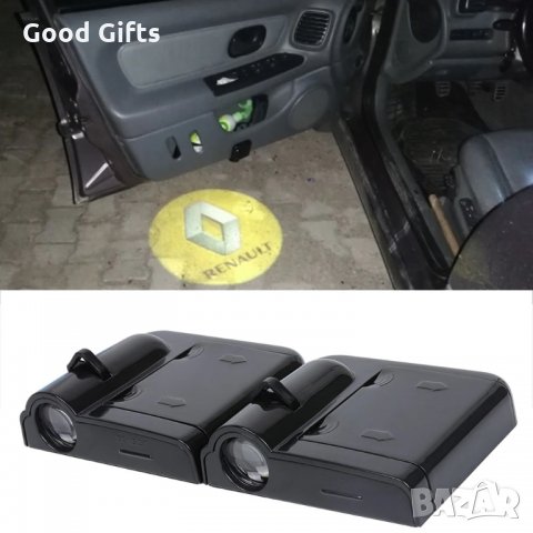 LED logo Безжично лого проектор за врати РЕНО RENAULT, снимка 2 - Аксесоари и консумативи - 35490927