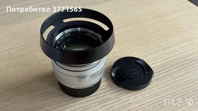 Carl Zeiss C Sonnar 1.5/50 M-mount, снимка 2 - Обективи и филтри - 56219807