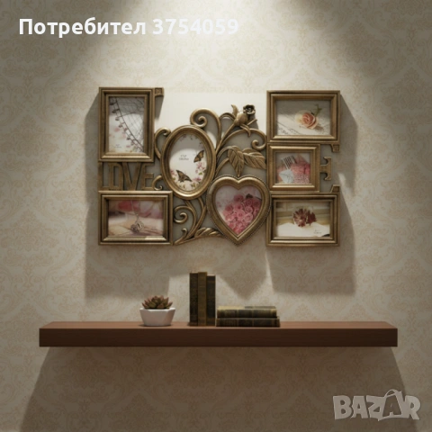 Любовна Феерия – декоративна фоторамка за 7 снимки, снимка 3 - Декорация за дома - 53153273