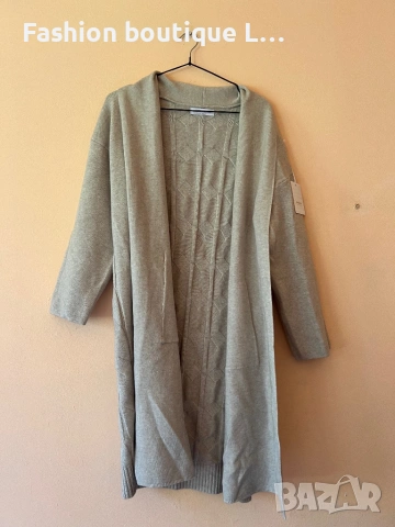 Нова дълга жилетка с джобове размер L / XL състав 55% памук 25% кашмир 10% вълна 10% еластант ❤️❤️❤️, снимка 3 - Жилетки - 54314761