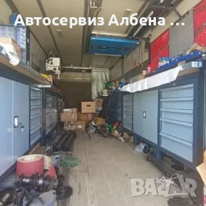 Метална работна маса за автосервиз - Инструментален шкаф, шлосерски метални маси