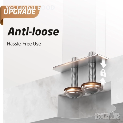 KES стойка за кърпи 2 нива с мраморна основа от неръждаема стомана, снимка 3 - Други - 52288283