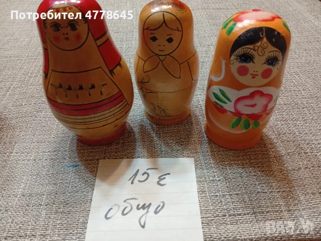ретро матрьошки за , снимка 2 - Колекции - 56350684