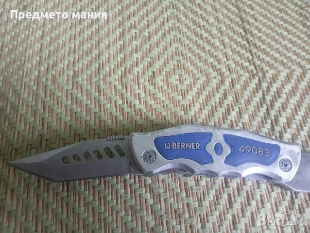 Комбиниран сгъваем нож 2-в-1 Berner Нож и Макетен нож, ножче, снимка 3 - Ножове - 54158565