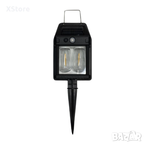 Соларна стенна лампа с интелигентен сензор, снимка 6 - Соларни лампи - 51957006