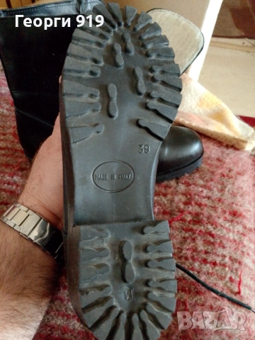 Дамски кожени боти, снимка 3 - Дамски боти - 52735633