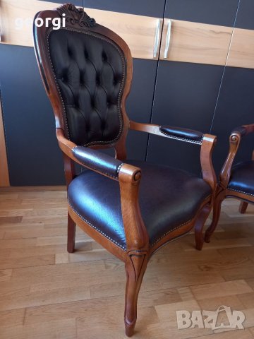 Дъбово кресло масив, снимка 1 - Столове - 38459512
