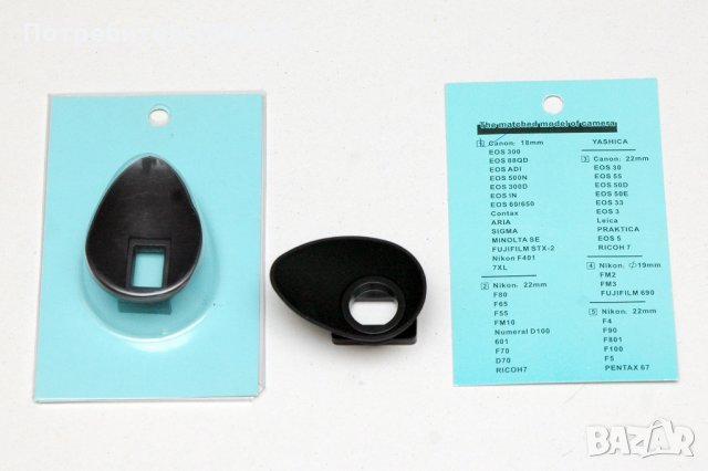 Капаче за окуляр за Canon и Nikon, снимка 4 - Чанти, стативи, аксесоари - 31606722