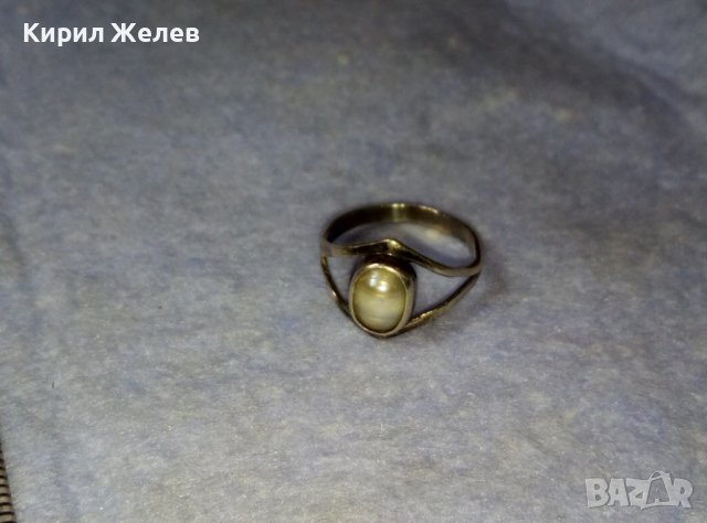 СТАР СКЪПОЦЕНЕН СРЕБЪРЕН АРТ ДЕКО ПРЪСТЕН МАЙСТОРСКА РЪЧНА ИЗРАБОТКА с ЕСТЕСТВЕНА БЯЛА ПЕРЛА 40261, снимка 15 - Антикварни и старинни предмети - 42380519