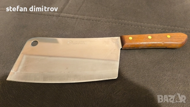 Сатър  за месо 19 см, Киви, неръждаема стомана, дървена дръжка, снимка 15 - Други - 51778713