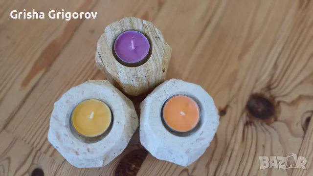 Свещник от камък