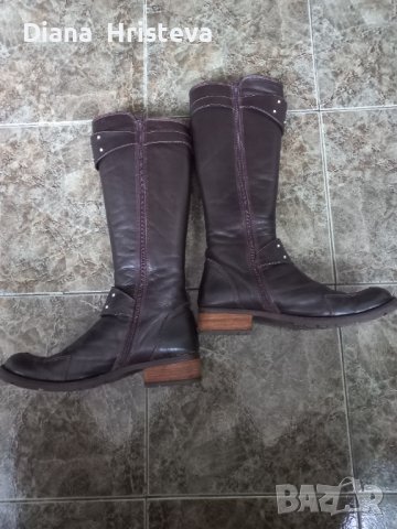 Дамски ботуши - естествена кожа - № 39, снимка 2 - Дамски ботуши - 38580918