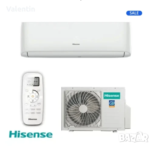 Топ оферта,климатик с Монтаж Hisense 12btu wifi. -20 градуса, снимка 5 - Климатици - 50752225