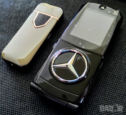 Телефон Mercedes, Луксозен метален, телефон с капаче, Мерцедес, Тип Nokia, GSM, мобилен телефон, снимка 2 - Други - 39380963