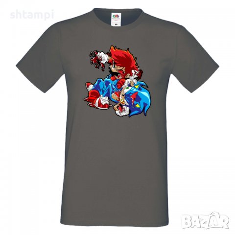 Мъжка тениска Mario Zombie VS Sonic Zombie Игра,Изненада,Подарък,Празник,Повод, снимка 16 - Тениски - 37238486