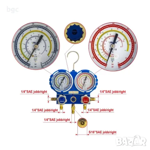 Комплект за Монтаж На Всякакви Климатици Професионален Всичко-в-1 Куфар Value VTB-5B-I, снимка 4 - Климатици - 48905051