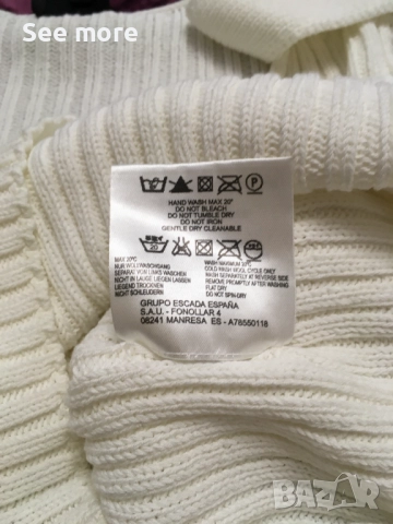 ESCADA Sport пуловер М, снимка 10 - Блузи с дълъг ръкав и пуловери - 52816783