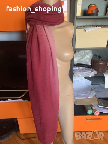 Зимен шал омбре Massimo Dutti, снимка 11 - Шалове - 34259936