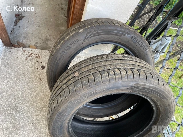 4 БРОЯ ЛЕТНИ ГУМИ TRIANGLE EFFEX SPORT 235/55/18 DOT 3822, снимка 9 - Гуми и джанти - 50497876