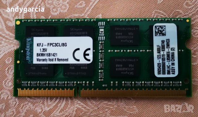 16GB DDR3L KIT 1600mhz Samsung (Комплект 2x8GB DDR3L) кит рам памет лаптоп laptop, снимка 3 - RAM памет - 32127378