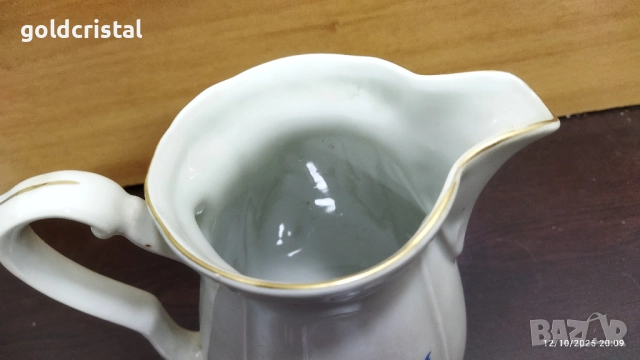 Стар български порцелан Видин кана 1 л , снимка 3 - Антикварни и старинни предмети - 52030903