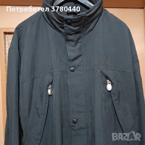 Ново мъжко черно яке,пролет- есен,размер 2XL, снимка 3 - Якета - 51054309