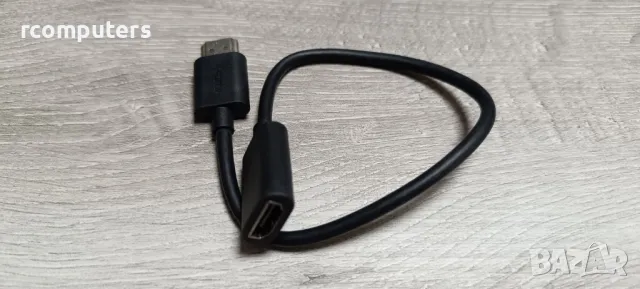 HDMI мъжки към HDMI женски преходник, снимка 1