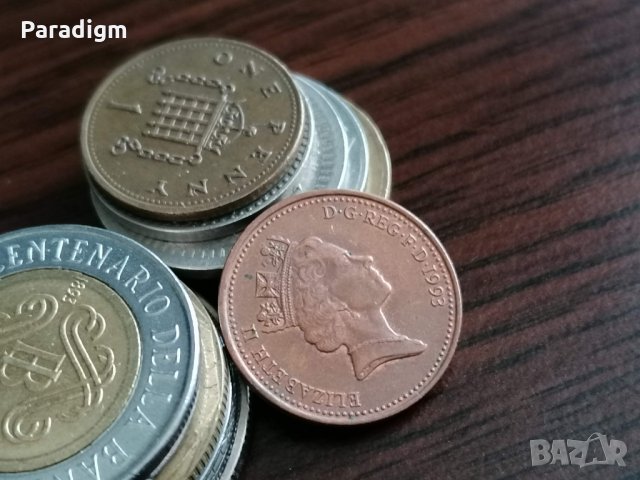Монета - Великобритания - 1 пени | 1993г., снимка 2 - Нумизматика и бонистика - 35104737