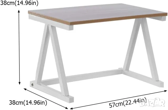 Дървена стойка за микровълнова фурна, плот на два принтер на бюрото, снимка 9 - Етажерки - 48668367
