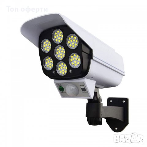 Соларна LED улична лампа под формата на камера Jianlips JLP - 2178, снимка 2 - Лед осветление - 36954350