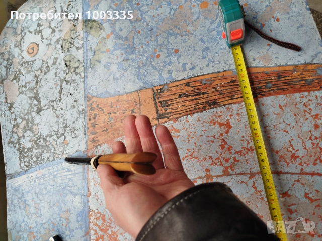 Стар овчарски нож, снимка 3 - Антикварни и старинни предмети - 52291017