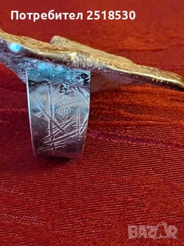 Сребърни масивни авторски пръстени, снимка 8 - Пръстени - 52635124