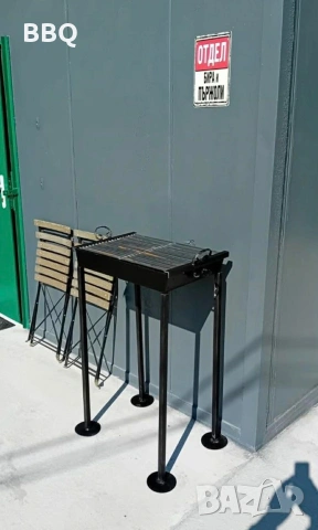 BBQ Ръчна изработка Барбекю на Дървени въглища за Вашата Градина 60х40х80, снимка 2 - Барбекюта - 53879495