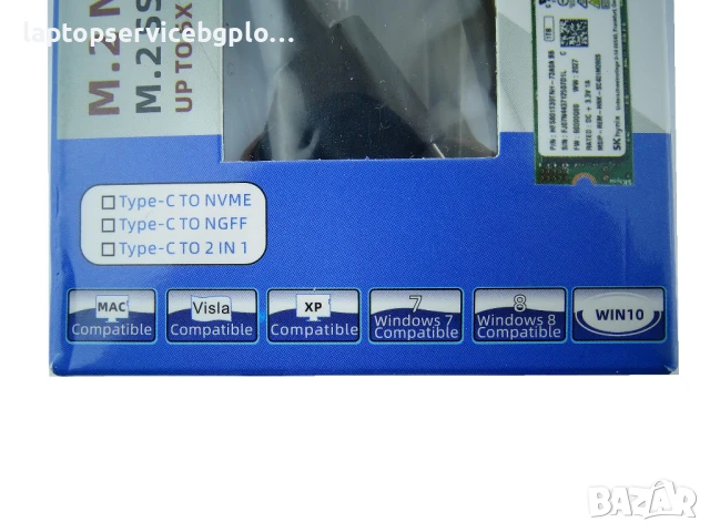 Преносим SSD кейс Protocol M2 SSD Case USB3.0/3.1 Type-C to M.2 NVME M.2 NGFF, снимка 5 - Мрежови адаптери - 50777905