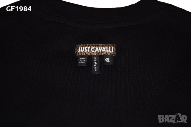 Just Cavalli - мъжка тениска, размер S, снимка 5 - Тениски - 54357058