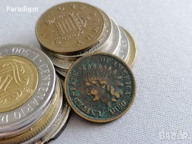 Монета - САЩ - 1 цент | 1880г., снимка 2 - Нумизматика и бонистика - 37750073