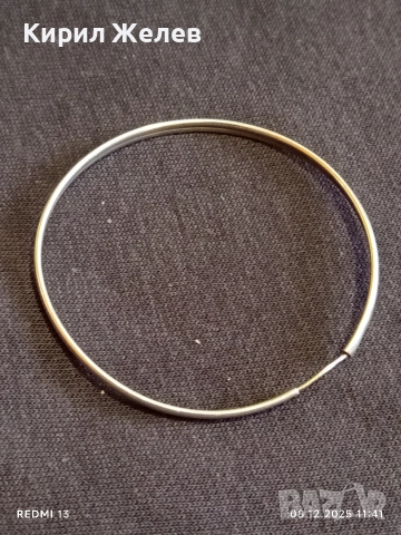 Дамска сребърна обеца 52364, снимка 4 - Обеци - 52687572