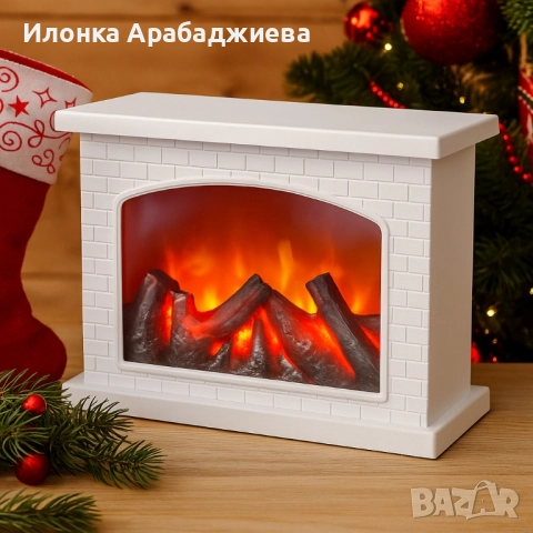 Декоративна LED камина с изкуствен пламък и звук, снимка 4 - Декорация за дома - 52231259
